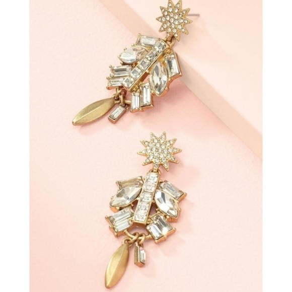 Stella and Dot | Campbell 2-in-1 Crystal+Gold Stud to Statement Earrings - Picture 2 of 9